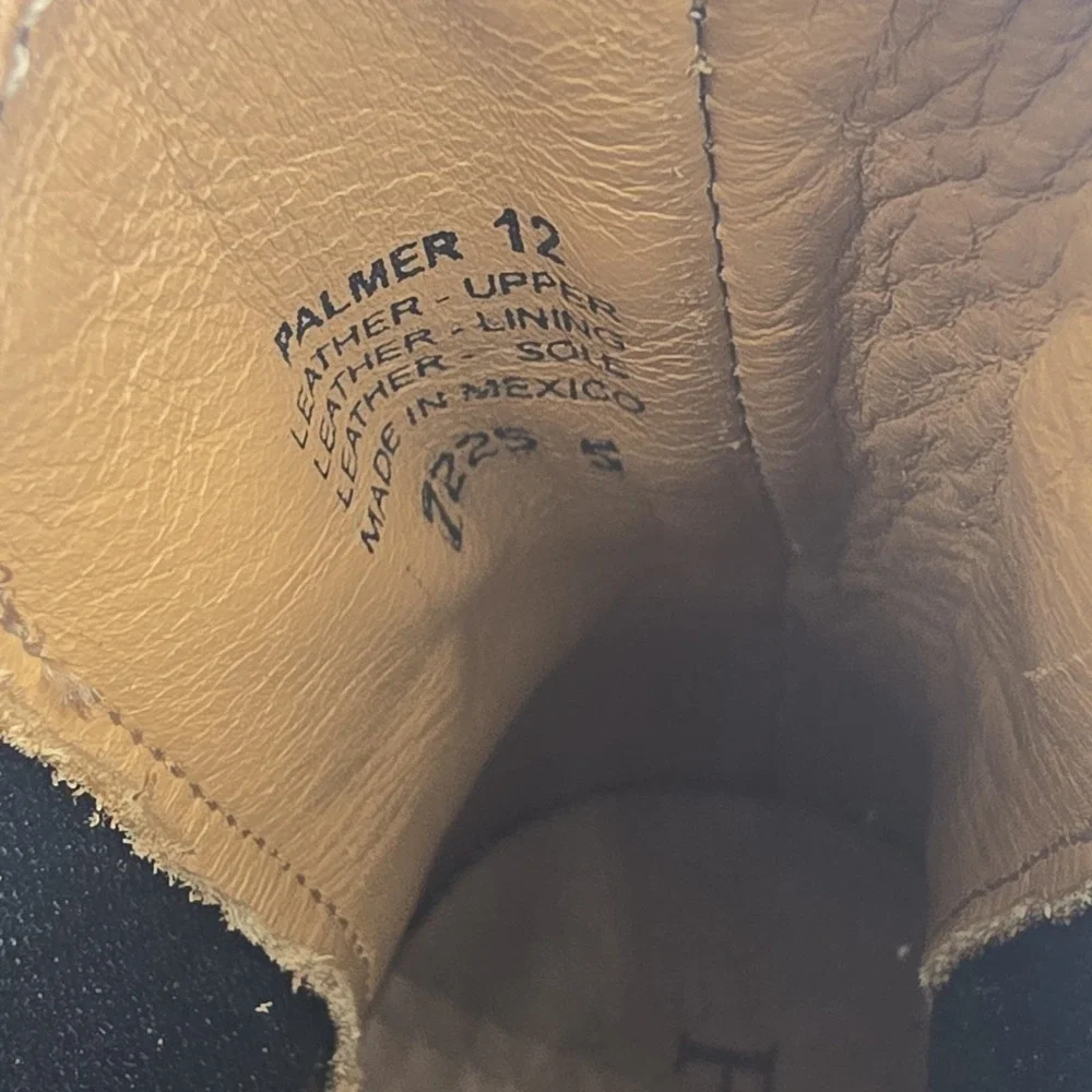 Freebird Palmer Chelsea Boots Taupe Suede Leather Men's Size 12 Made in Mexico